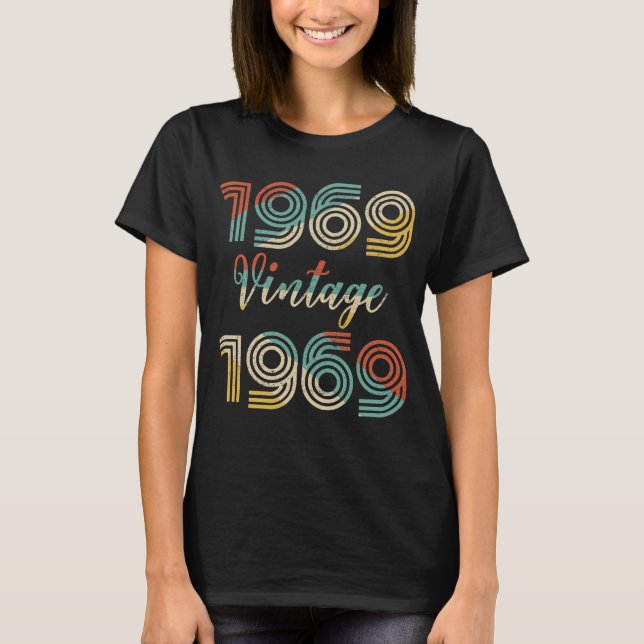 52. Geburtstag Vintag 1969 Classic T-Shirt (Vorderseite)