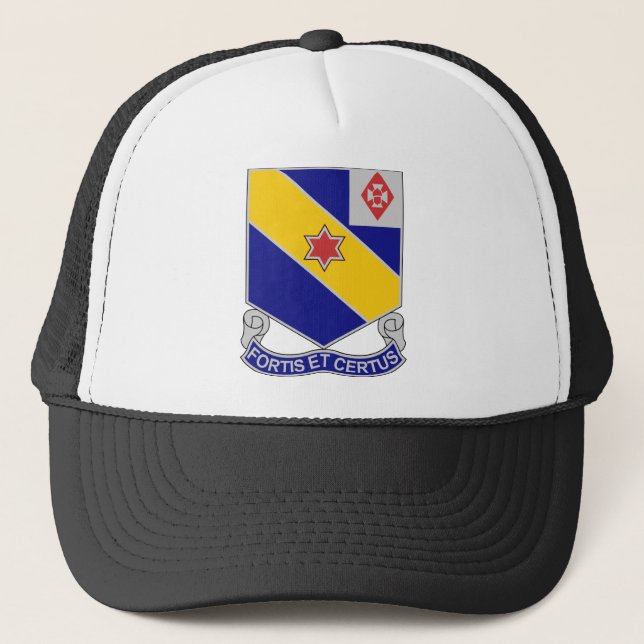 52. Infanterie-Regiment - Mut und Wahrheit Truckerkappe (Vorderseite)
