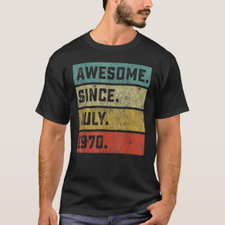52 Jahre Phantastisch seit Juli 1970 52. Geburtsta T-Shirt