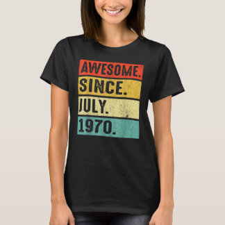 52 Jahre Phantastisch seit Juli 1970 52. Geburtsta T-Shirt