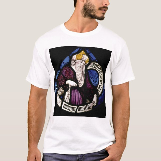 52: Roundel des Prophets Ezekiel, 15. Jahrhundert T-Shirt (Vorderseite)