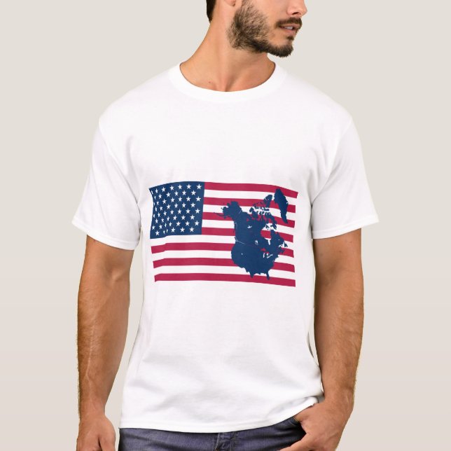 52 STAATEN AMERIKAS T-Shirt (Vorderseite)