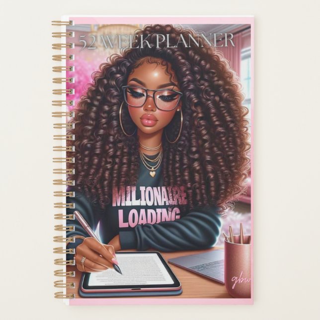 52 Week Planner Millionaire Loading Planer (Vorderseite)