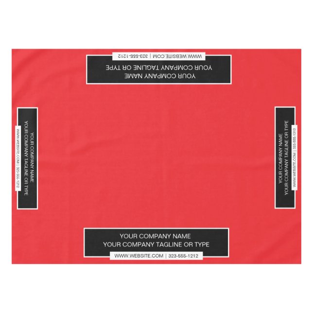 52 "X70"-Tischtennislogos, rot Schwarz-weiß Tischdecke (Vorderseite (Horizontal))