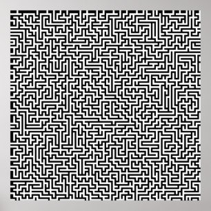 52x52 ou plus petite affiche Maze1 Customisez le b