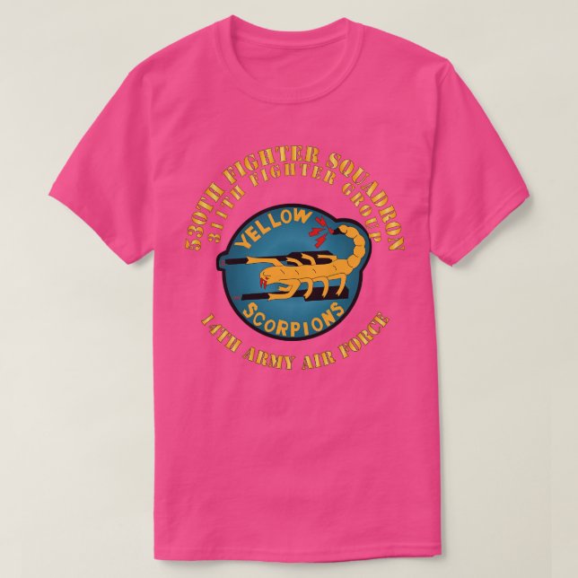 530. Kämpfer-Squadron 311. Kampfgruppe 14. X T-Shirt (Design vorne)