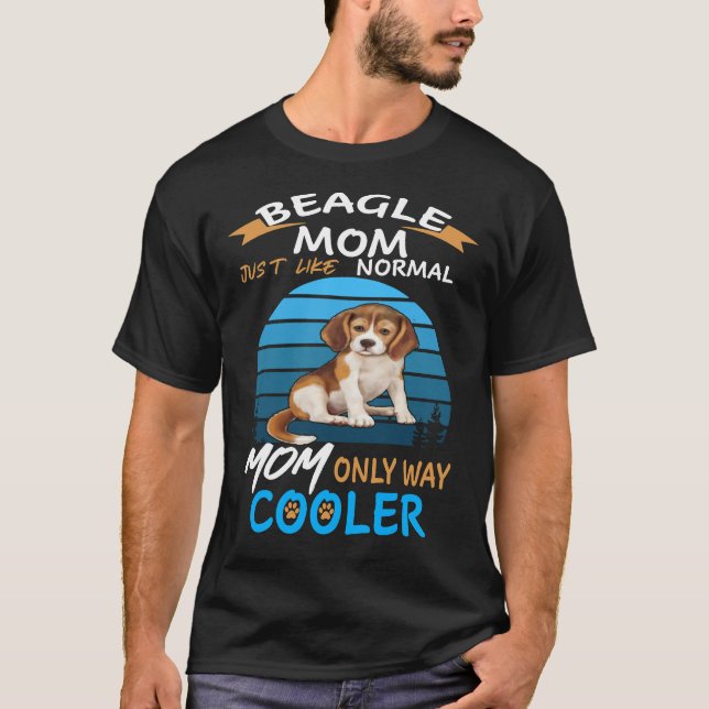 53 Beagle Mama Cooler T-Shirt (Vorderseite)
