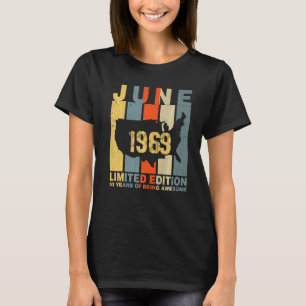 53. Geburtstag Juni 1969 53 Jahre Phantastisch T-Shirt