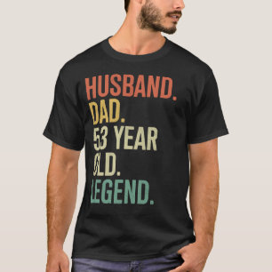 53. Geburtstag Papa Ehemann Vater 53 Jahre alte Le T-Shirt