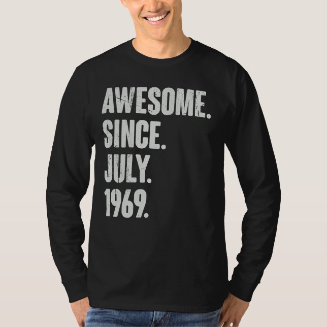 53. Geburtstag Phantastisch seit Juli 1966 T-Shirt (Vorderseite)