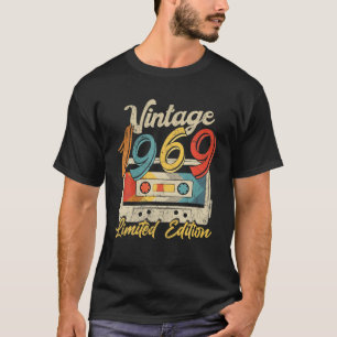 53 Jahre alt Vintag 1969 Kassettenband Retro 53. T-Shirt