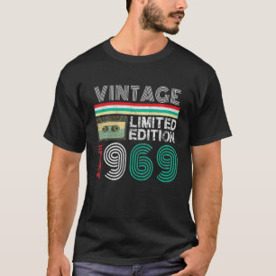 53 Jahre alt Vintag 1969 Limited Edition 53 Rd Bir T-Shirt
