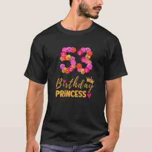 53 Jahre alte Blume der Prinzessin ihre 53. T-Shirt
