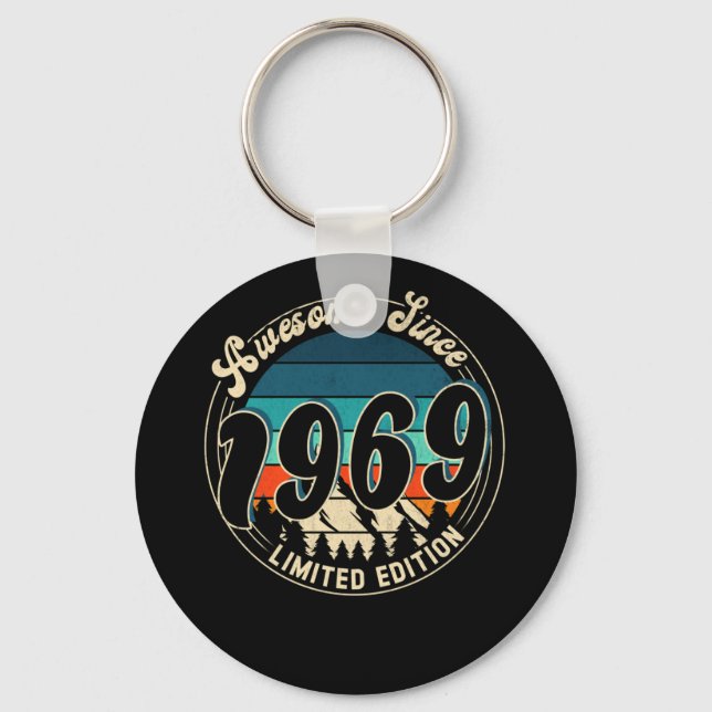 53 Jahre Vintag 53. Geburtstag 1969 Schlüsselanhänger (Vorderseite)
