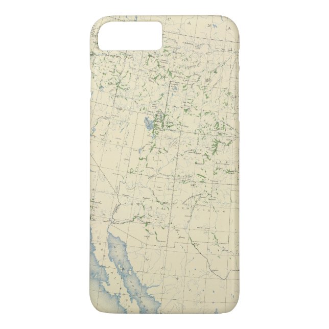 54 Bereiche bewässerten 1889 Case-Mate iPhone Hülle (Rückseite)