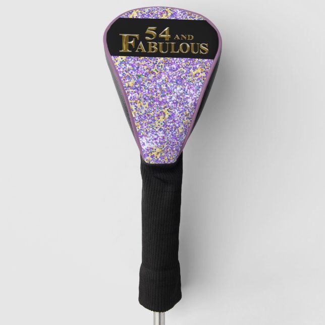 54. Geburtstag Golf Headcover (Vorderseite)