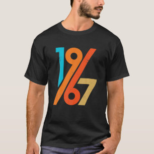 54. Geburtstag Vintage Retro 60er Stil 1967 T-Shirt