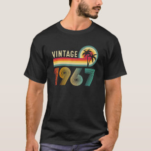 54 Jahre Altes Geschenk Vintag 1967 Retro 54. Gebu T-Shirt