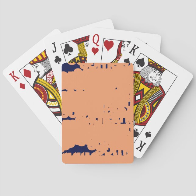 5556 abstrakte Kunst Spielkarten (Rückseite)