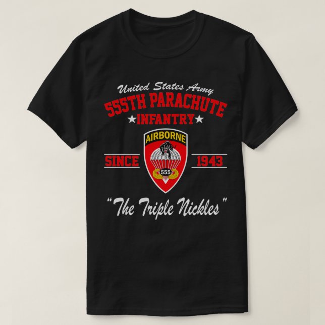 555. Infanterieattalion T-Shirt (Design vorne)