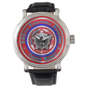 555. Pionierbrigade “Triple Nickel” Armbanduhr
