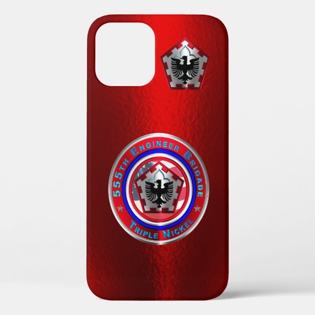 555. Pionierbrigade “Triple Nickel” Case-Mate iPhone Hülle (Rückseite)