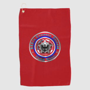 555. Pionierbrigade “Triple Nickel” Golfhandtuch