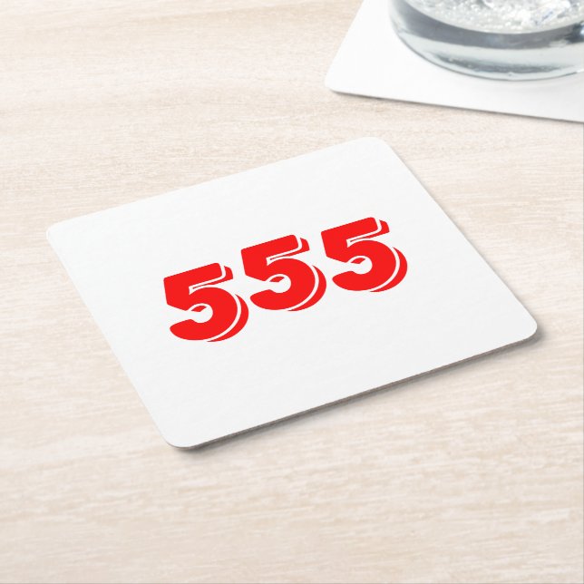 555 RECHTECKIGER PAPPUNTERSETZER (angewinkelt)