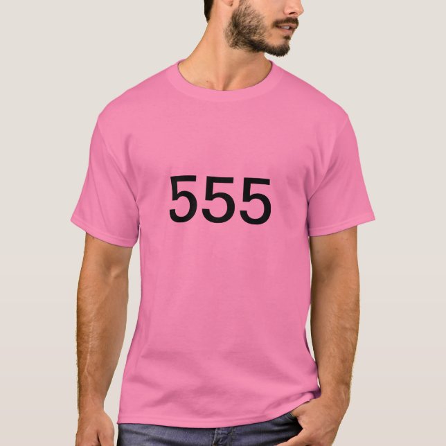 555 VHS-Achtzigerjahre Shirt (Vorderseite)