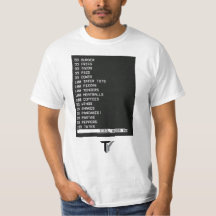 55 Burger 55 Pommes Frites Scherz T-Shirt