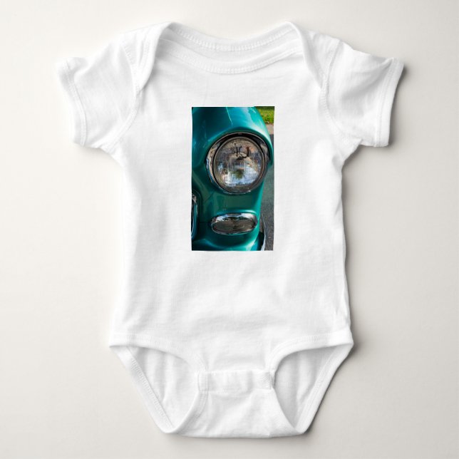 55 Chevy Headlight Baby Strampler (Vorderseite)