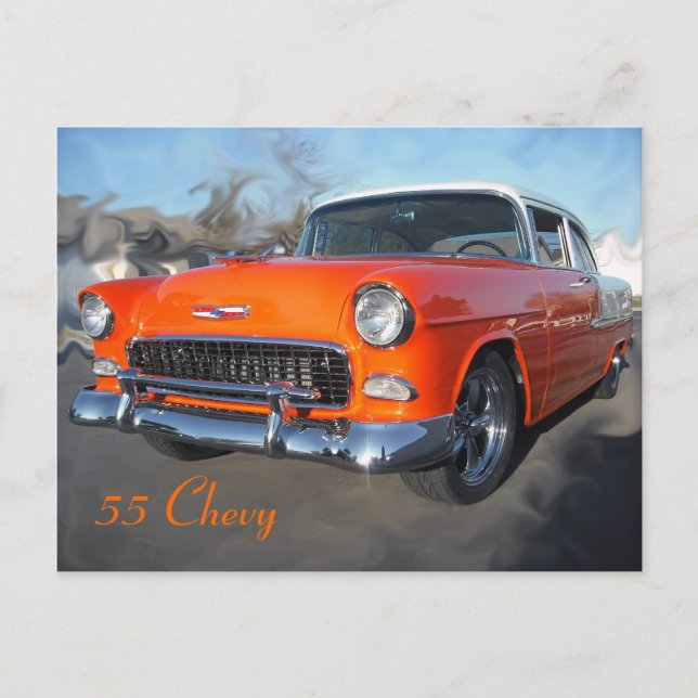 55 Chevy Postkarte (Vorderseite)