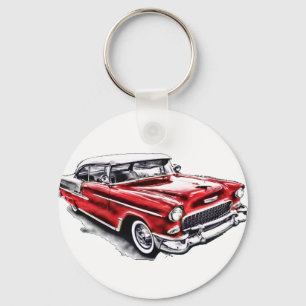 55 Chevy Schlüsselanhänger