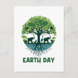 55. Earth Day 2025 22. April Feiertagspostkarte