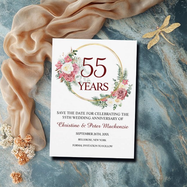 55. Emerald Wedding Jubiläum Save The Date (Von Creator hochgeladen)