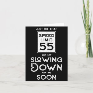 55. Geburtstag Igovernment Agency Speed Li Schild Karte