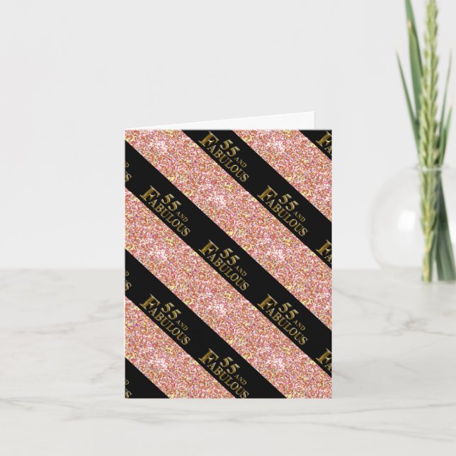 55. Geburtstag Karte (Vorderseite)