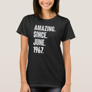 55. Geburtstag Phantastisch seit Juni 1966 T-Shirt