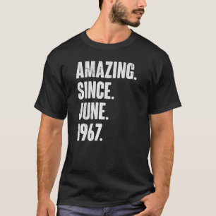 55. Geburtstag Phantastisch seit Juni 1966 T-Shirt