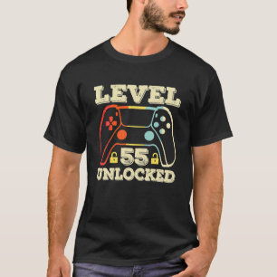 55. Geburtstagsgeschenk 55 Jahre alter Gamer Männe T-Shirt
