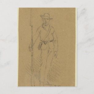 55. Georgia-Infanterie Postkarte