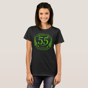 55. Hochzeit JAHRESTAG EMERALD T-Shirt