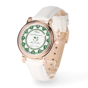 55. Hochzeitstag Armbanduhr