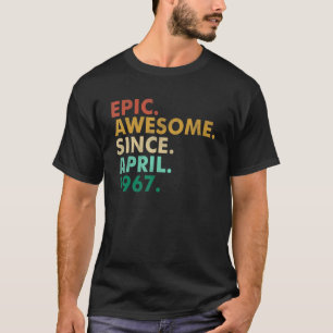 55 Jahre alt Epic Phantastisch seit April 1967 55. T-Shirt