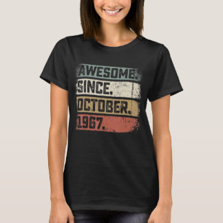 55 Jahre alt Phantastisch seit Oktober 1967 55. Ge T-Shirt
