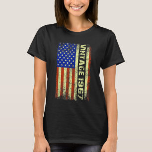 55 Jahre alte Geschenke Vintag 1967 amerikanische T-Shirt