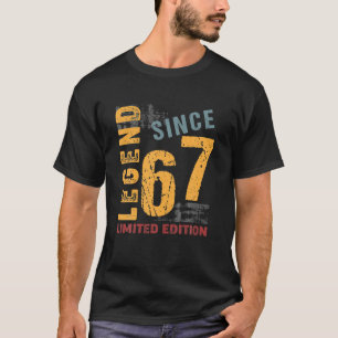 55 Jahre alte Vintage 1967 55. Geburtstagsdekorati T-Shirt