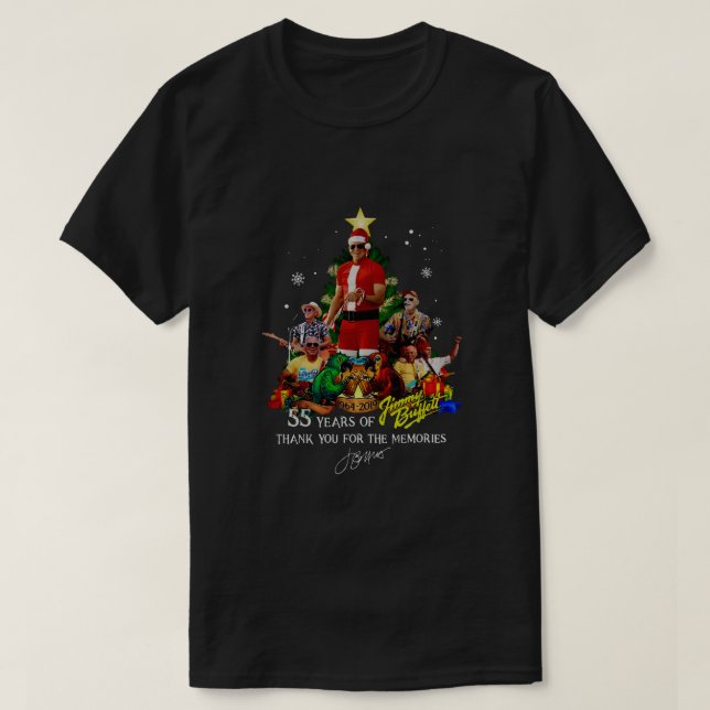 55 Jahre Jimmy Buffett Danke für das Memori T-Shirt (Design vorne)