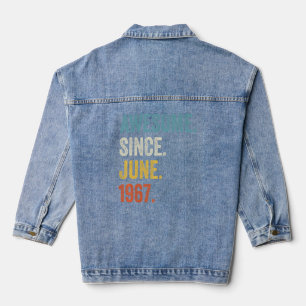 55 Jahre Phantastisch seit Juni 1967 55. Geburtsta Jeansjacke