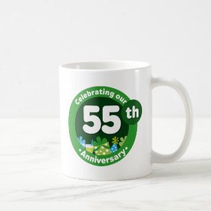 55. Jahrestag Kaffeetasse
